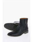 Off-White Stone Effect Sole ECO Leather Booties