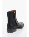 Off-White Stone Effect Sole ECO Leather Booties