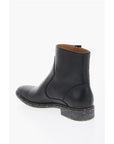 Off-White Stone Effect Sole ECO Leather Booties