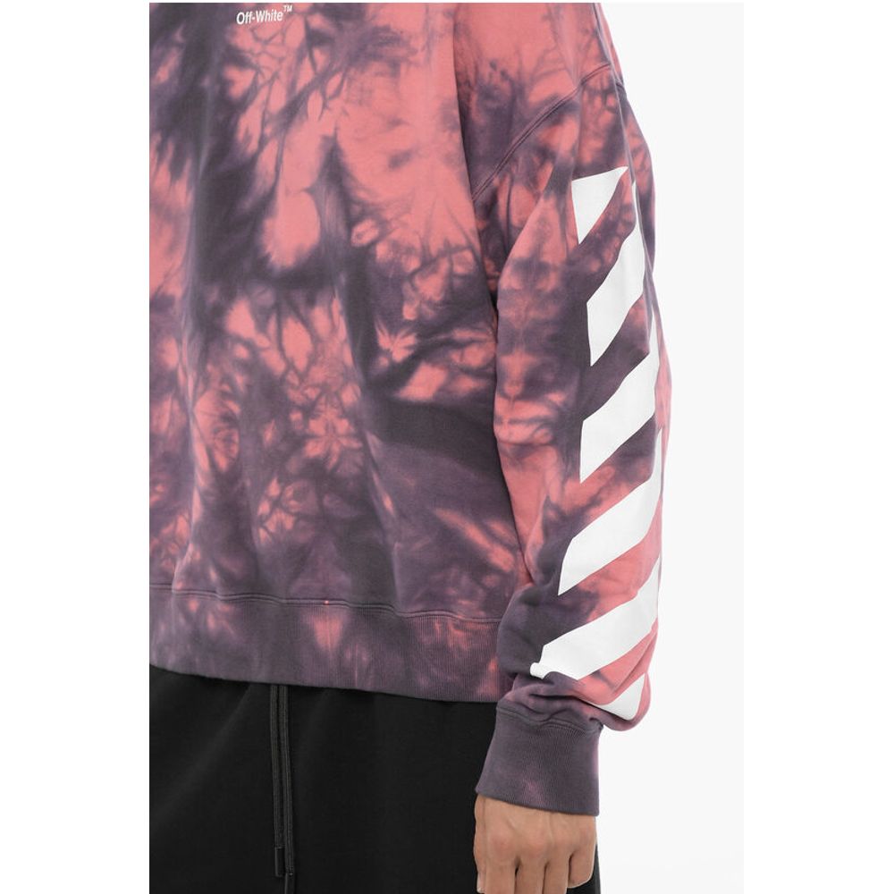 Off-White Tie-Dye Effect DIAG ARROW Crew-neck Sweatshirt