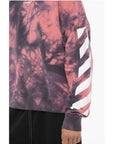 Off-White Tie-Dye Effect DIAG ARROW Crew-neck Sweatshirt