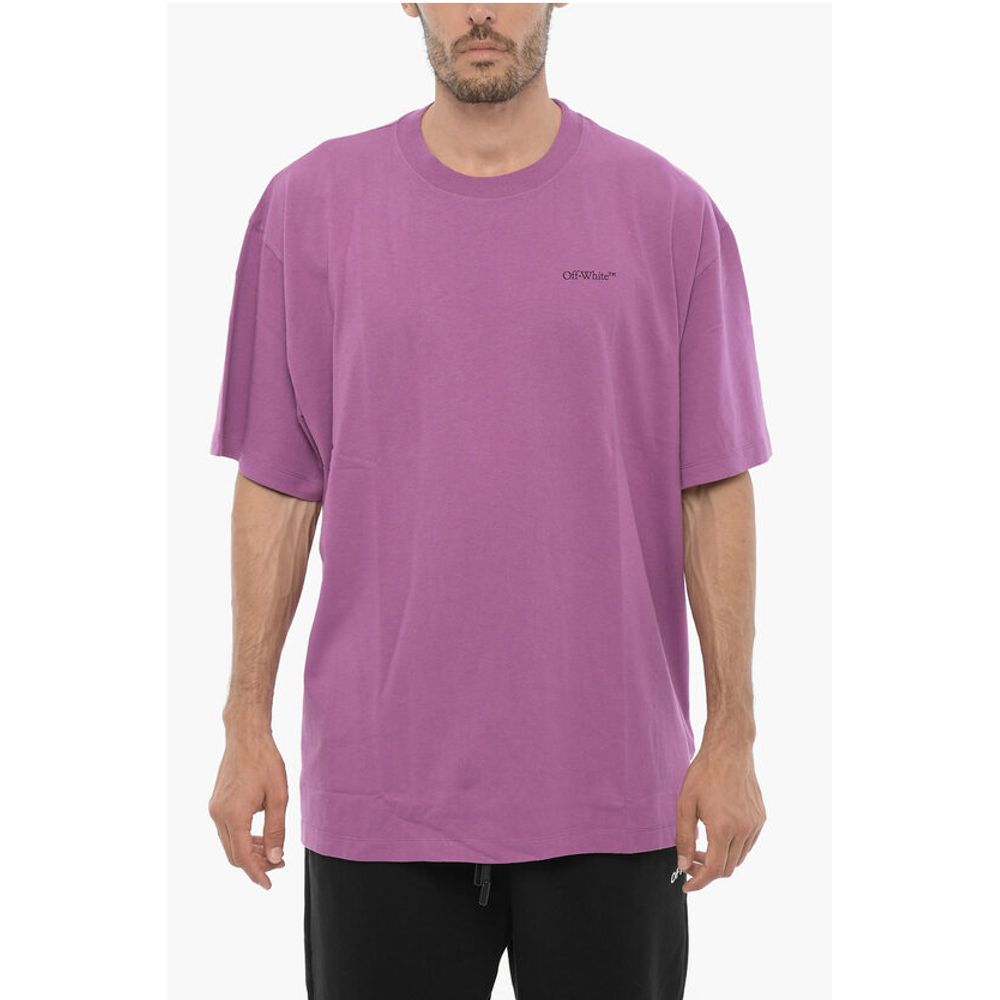 Off-White Solid Color Crew-neck T-shirt