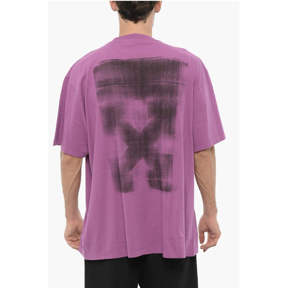 Off-White Solid Color Crew-neck T-shirt