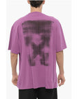 Off-White Solid Color Crew-neck T-shirt