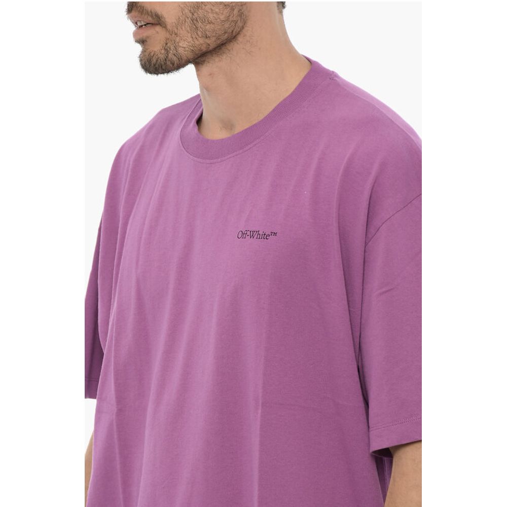 Off-White Solid Color Crew-neck T-shirt