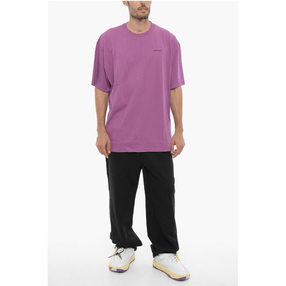 Off-White Solid Color Crew-neck T-shirt