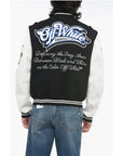 Off-White CHICAGO BULLS Varsity Bomber with Patchwork