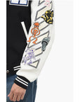Off-White CHICAGO BULLS Varsity Bomber with Patchwork