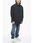 Off-White Quilted Overshirt with ARROW Patch