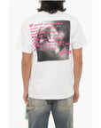 Off-White Cotton TORNATO Crew-neck T-shirt with Print