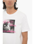 Off-White Cotton TORNATO Crew-neck T-shirt with Print