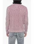 Altea Crew Neck TRECCIA Aran Virgin Wool Sweater