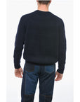Altea Crew Neck Jacquard Virgin Wool Sweater