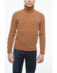 Altea Turtleneck Aran Virgin Wool Sweater