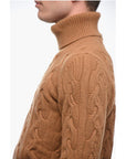 Altea Turtleneck Aran Virgin Wool Sweater