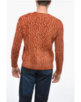 Altea Crew Neck TRECCIA Aran Virgin Wool Sweater