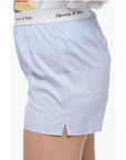 Sporty & Rich Shorts CASSIE WOMAN in Tinta Unita con Banda Elastica Logata