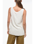 Parosh Silk Relaxed-fit Tank Top