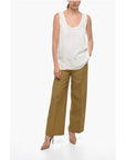 Parosh Silk Relaxed-fit Tank Top