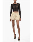 Cotton Shorts with Elastic Waistband