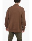 Hed Mayner Solid Color Lightweight Cotton Crew-neck Sweater