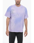 Objects IV Life Printed Faded Effect Crew-neck T-Shirt