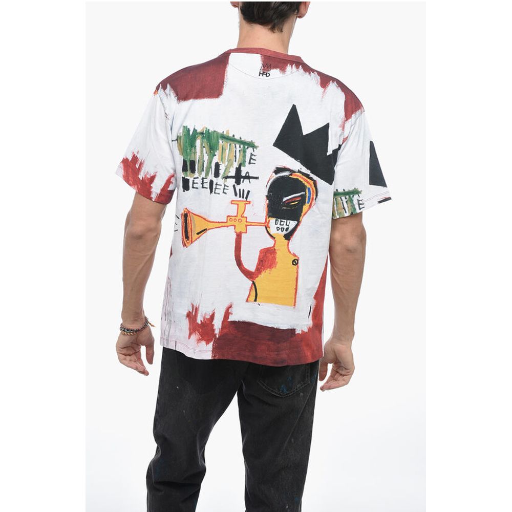 Honey Fucking Dijon BASQUIAT Printed Crew-neck T-Shirt