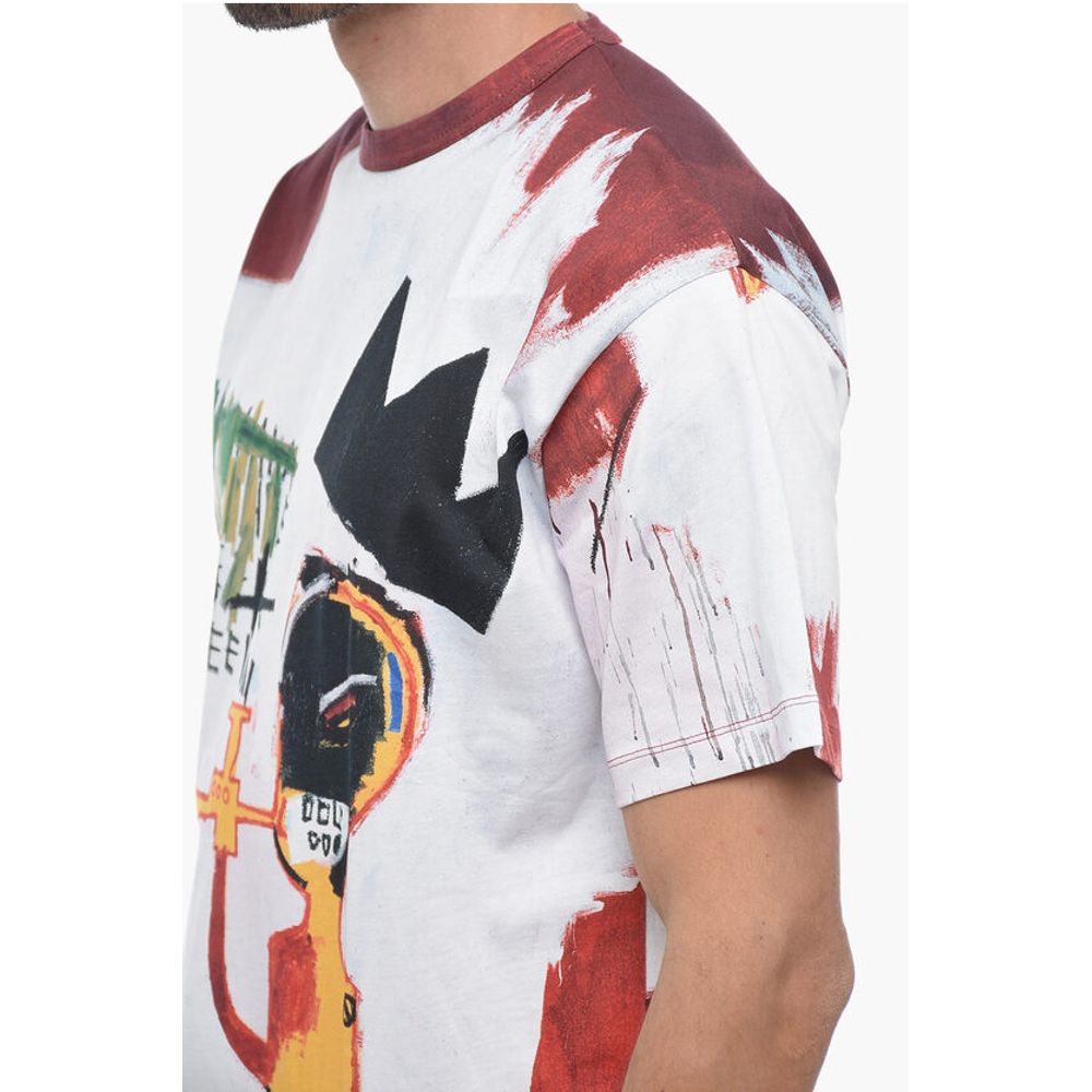 Honey Fucking Dijon BASQUIAT Printed Crew-neck T-Shirt