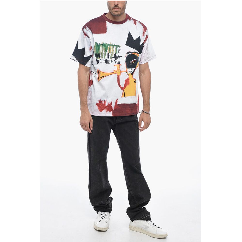 Honey Fucking Dijon BASQUIAT Printed Crew-neck T-Shirt