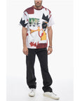 Honey Fucking Dijon BASQUIAT Printed Crew-neck T-Shirt