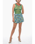 Michael Kors Canapa Shorts with Floral Pattern