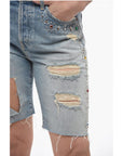 Washington Dee Cee Distressed Shorts with Studs