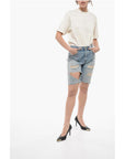 Washington Dee Cee Distressed Shorts with Studs