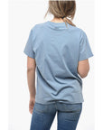 Chloé Crew Neck Monochrome Cotton T-Shirt