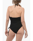 Off-the-Shoulder Bodysuit with Rear Cut-Out Detail