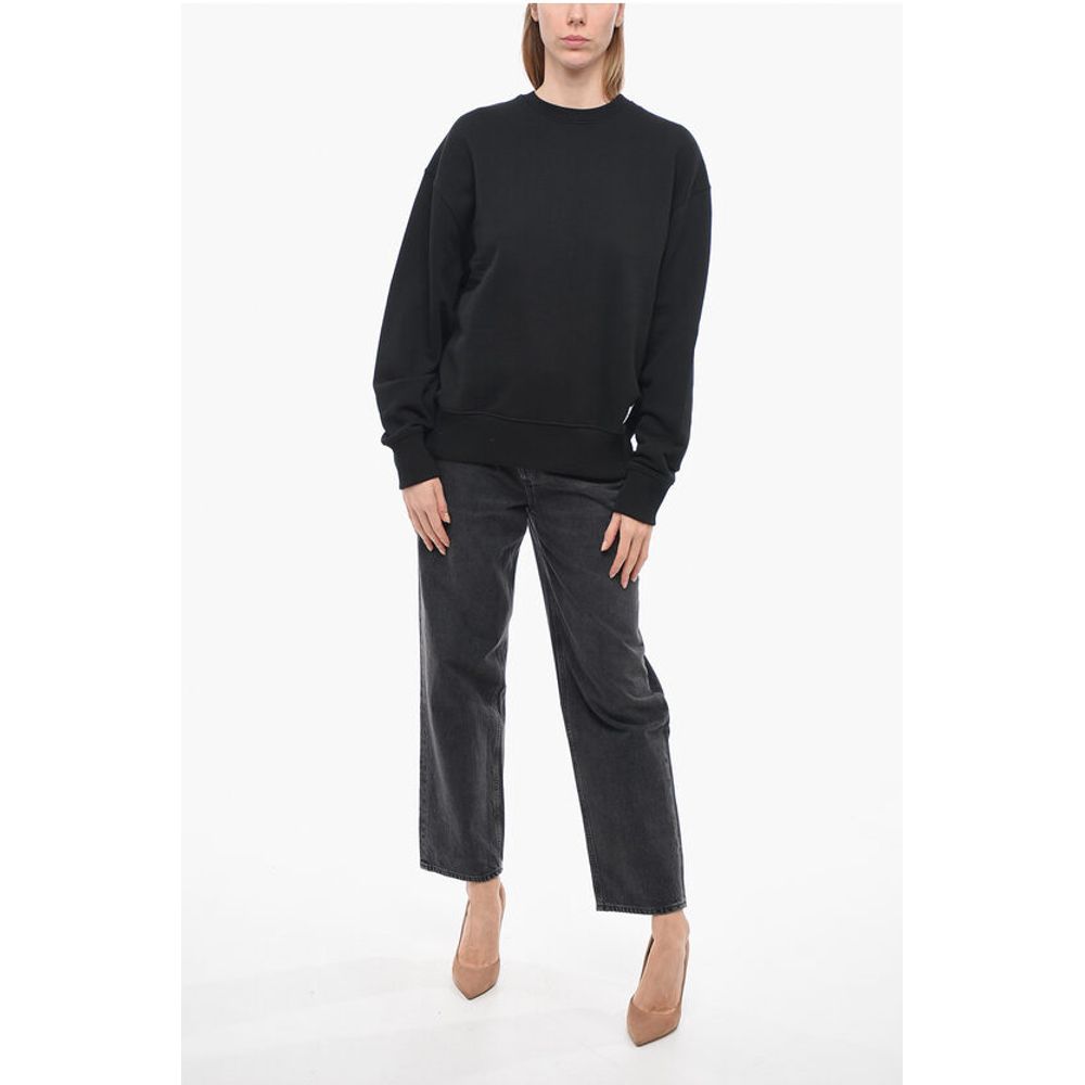 Department 5 Fleeced Cotton Oversized WESTIN Crew-neck Sweatshirt