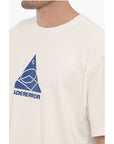 Ader Error Solid Color Crew-neck T-Shirt with Contrasting Logo