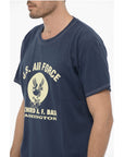 Wild Donkey Crew-Neck cotton T-shirt with Frontal Print
