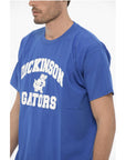 Wild Donkey Contrast and Embossed Printed Crew-Neck T-shirt