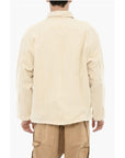 Airei Solid Color Lightweight Cotton Overshirt