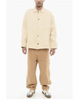 Airei Solid Color Lightweight Cotton Overshirt