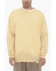 Vintage Effect Cashmere Blend Crew-neck Sweater