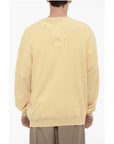 Vintage Effect Cashmere Blend Crew-neck Sweater