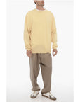 Vintage Effect Cashmere Blend Crew-neck Sweater