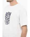 Wild Donkey Solid Color RANGER Crew-neck T-Shirt with Contrasting Print