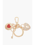 Moschino LOVE Metal Keyring with Charms