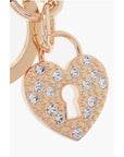 Moschino LOVE Metal Keyring with Charms