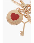 Moschino LOVE Metal Keyring with Charms