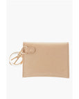 Moschino LOVE Saffiano Faux Leather Envelope Keyring