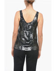 Parosh Sequined GENTLE Tank Top